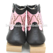 Best Selling Cute Fancy girls prewalker leather baby shoes winter